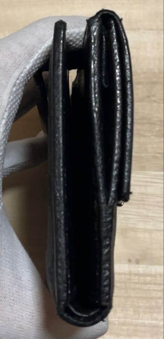 【箱付き】 GUCCI グッチ 二つ折り 財布 GG キャンバス レザー