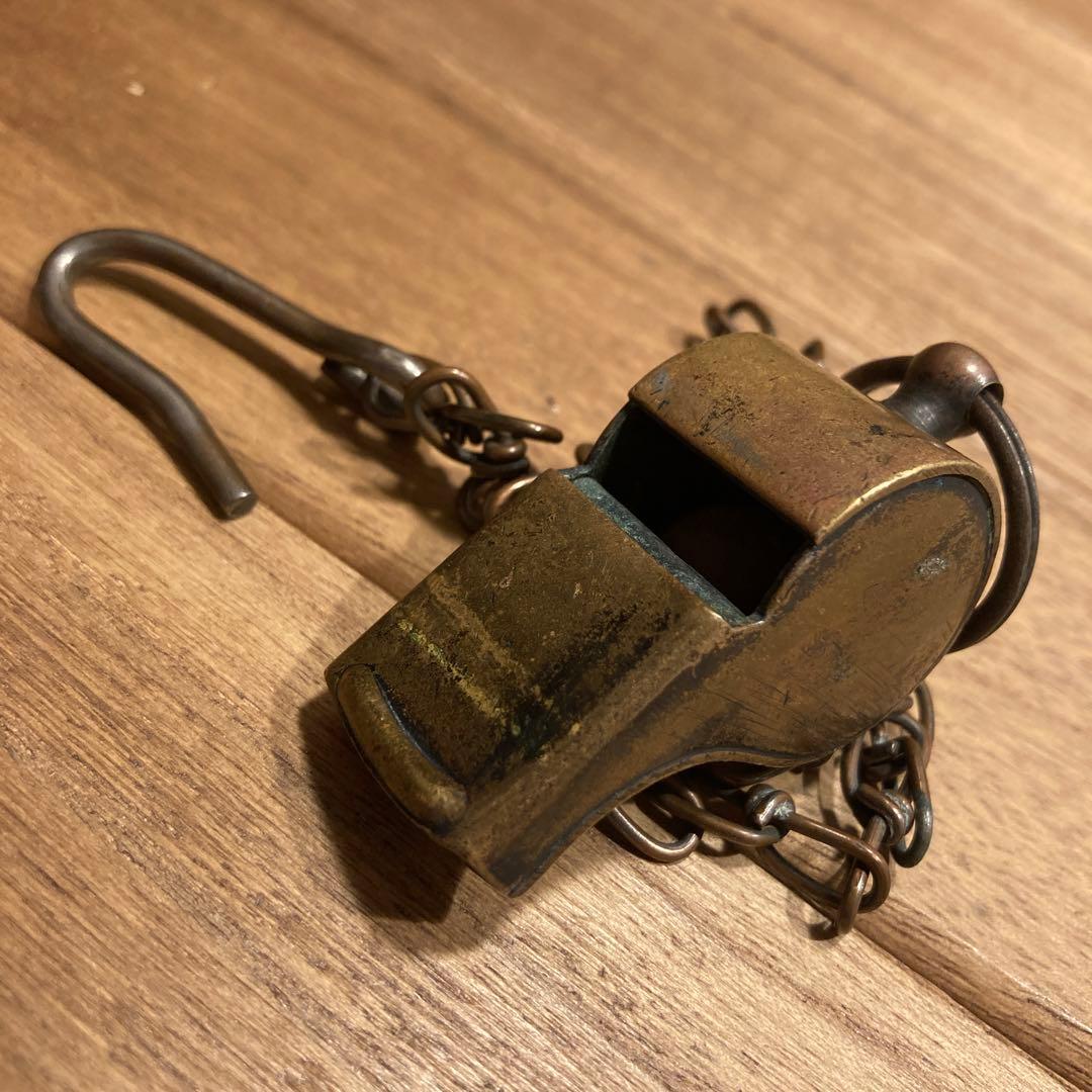 真鍮製 US ARMYビンテージホイッスル 米軍 アメリカ ミリタリーUSA