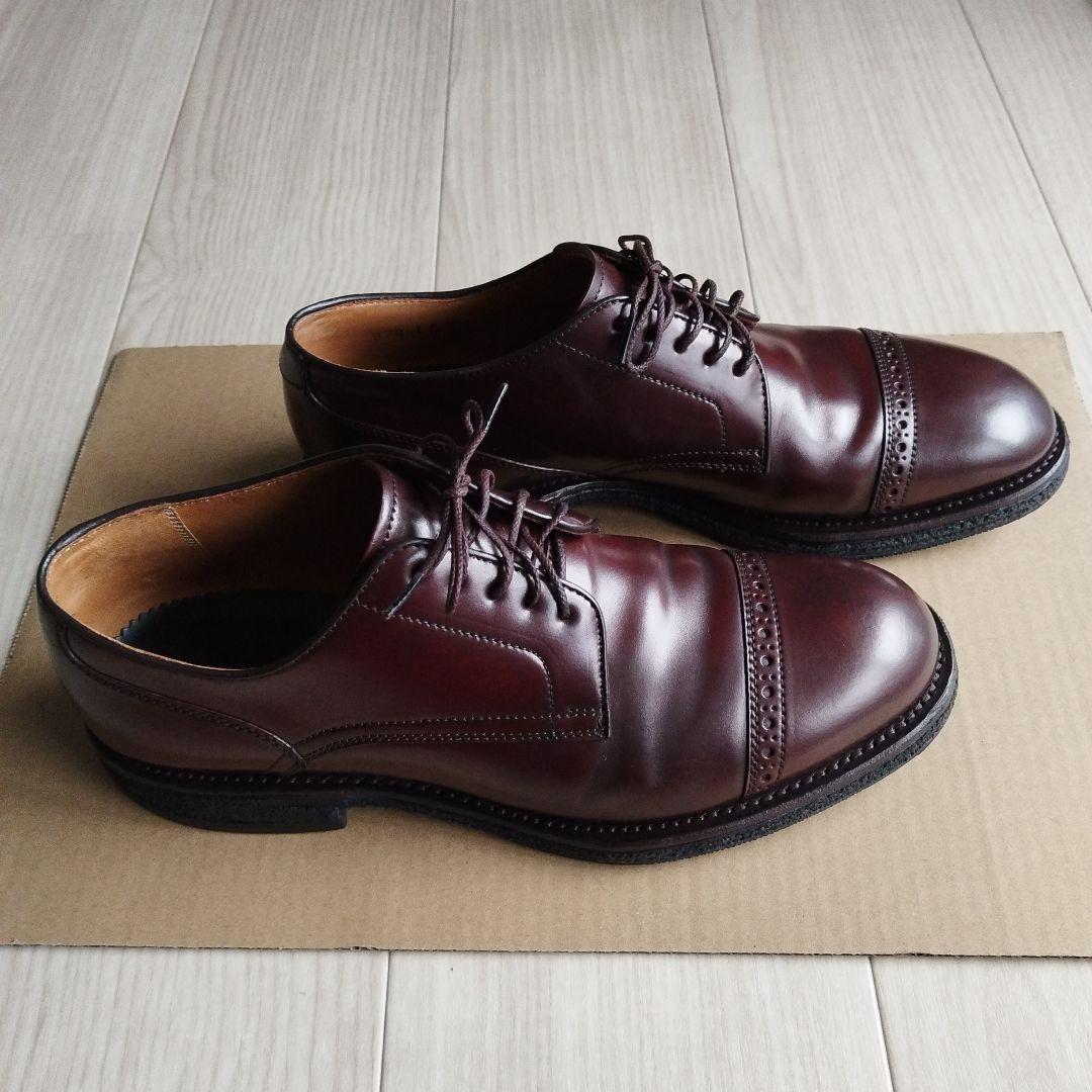 ジョンストン＆マーフィー　バーガンディ　コードバン使用‼️　ドレスアップシューズ