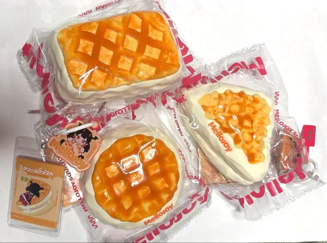 Mellojoy スクイーズ メロジョイ ワッフル 3個セット