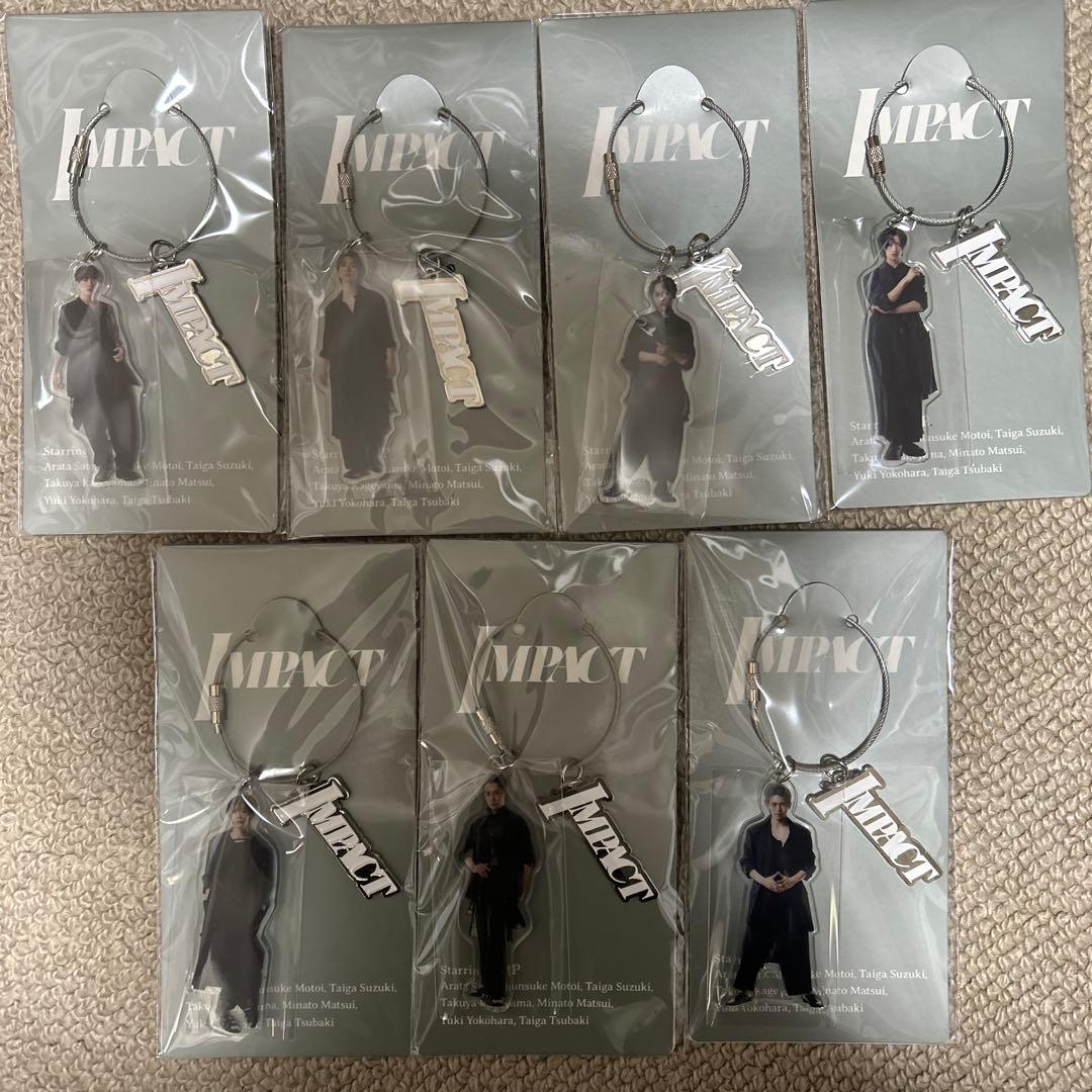 IMP. impact オリジナルキーホルダー 7種セット
