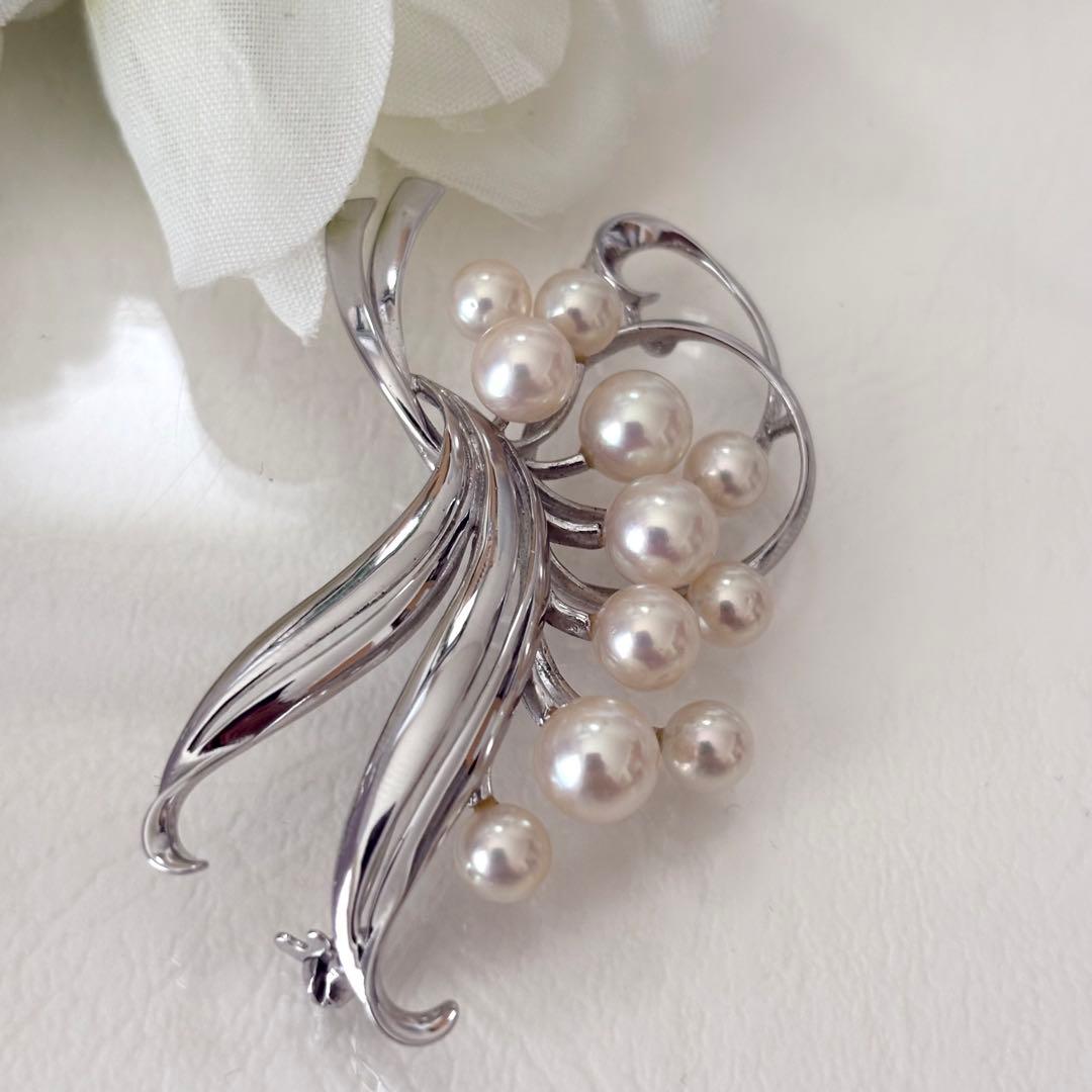 Mikimoto シルバーパールブローチ 楽天市場】ミキモト パール 真珠
