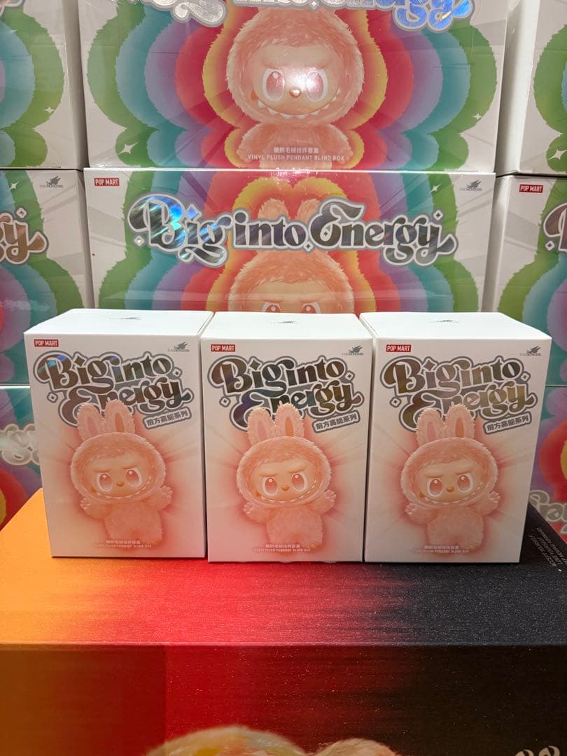 正規品・未開封】Labubu Big into Energy 3箱