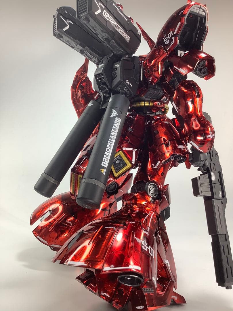 ガンダムベース限定 RG MSN-04 SAZABI 【メカニカルコアメッキ】