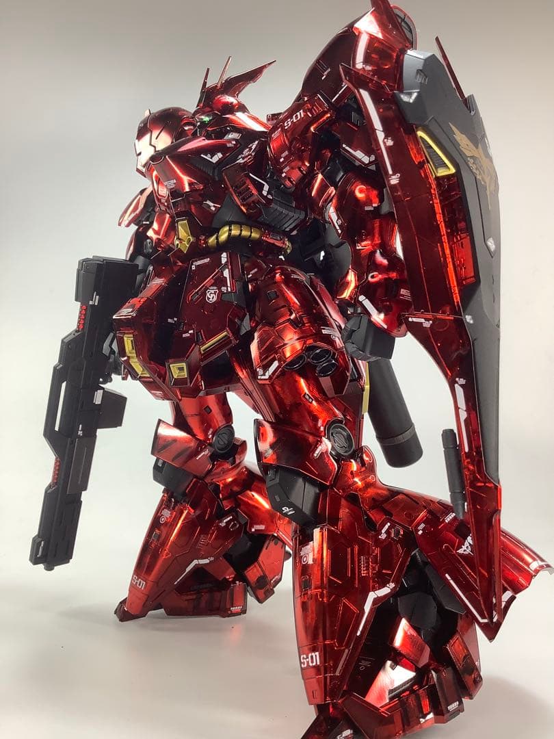 ガンダムベース限定 RG MSN-04 SAZABI 【メカニカルコアメッキ】