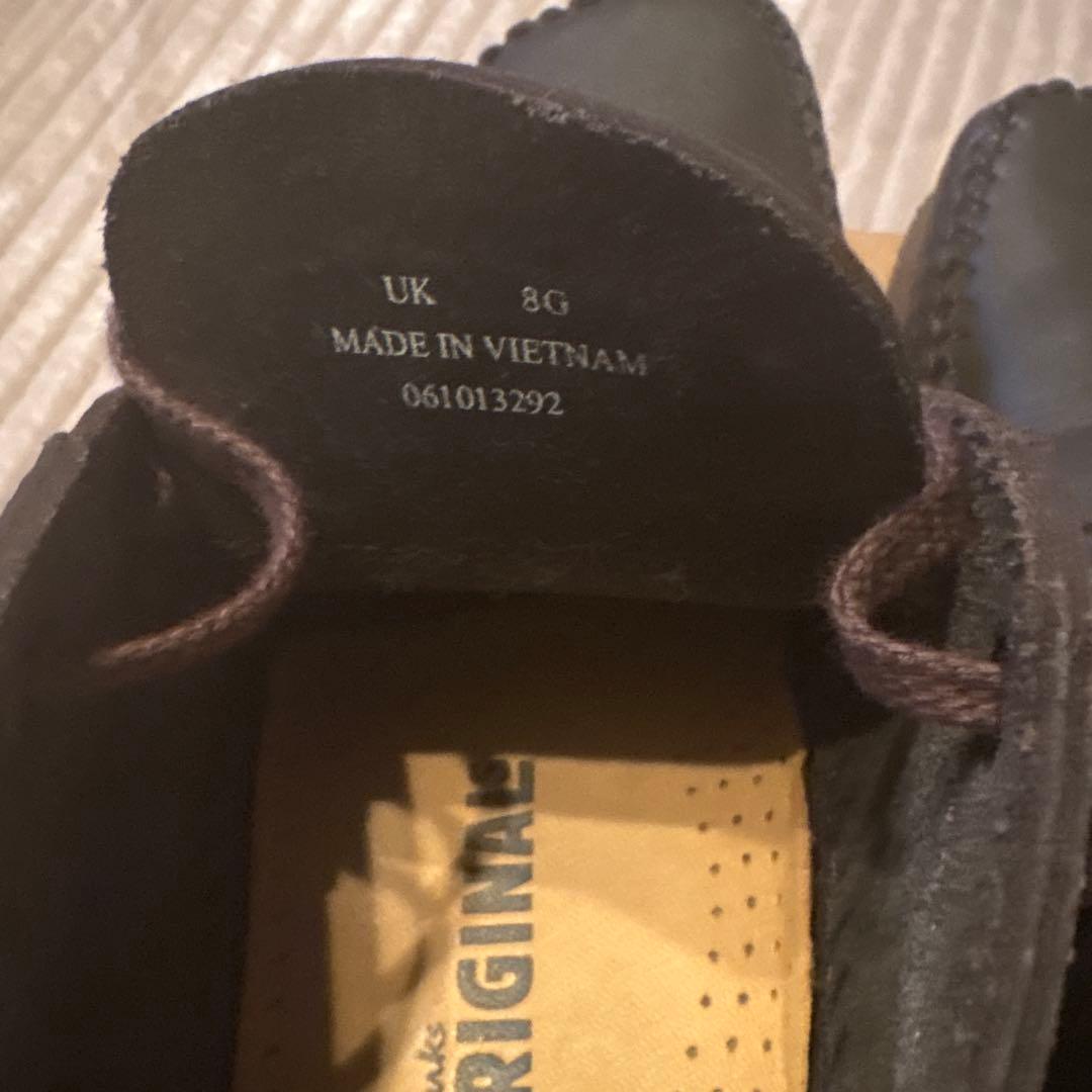 Park Park！ Clarks ワラビー レザーブーツ サイズ 8G