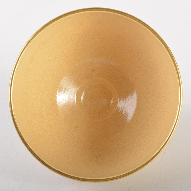 茶道具　京焼　平安　香泉造　色絵金彩　七宝文　茶碗　猗々斎極め箱　V　R7215