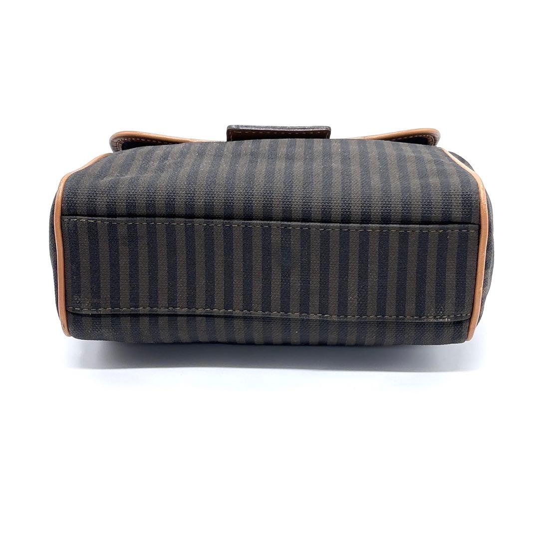 美品　フェンディ　ペカン柄　ハンドバッグ 2way ショルダー　ゴールド金具