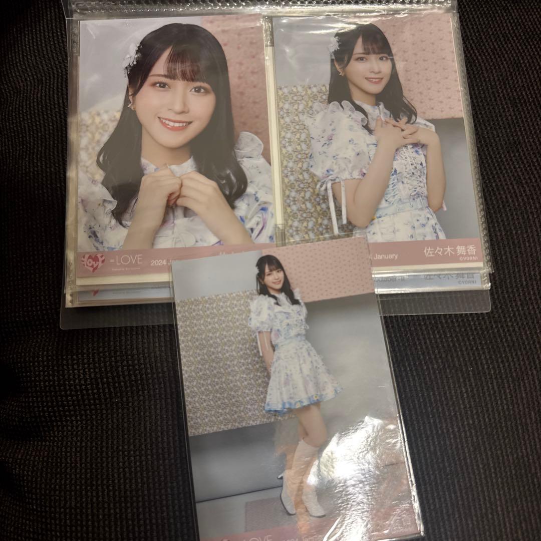 イコラブ 生写真 6周年コンサート衣装 佐々木舞香 コンプ 花柄 - メルカリ