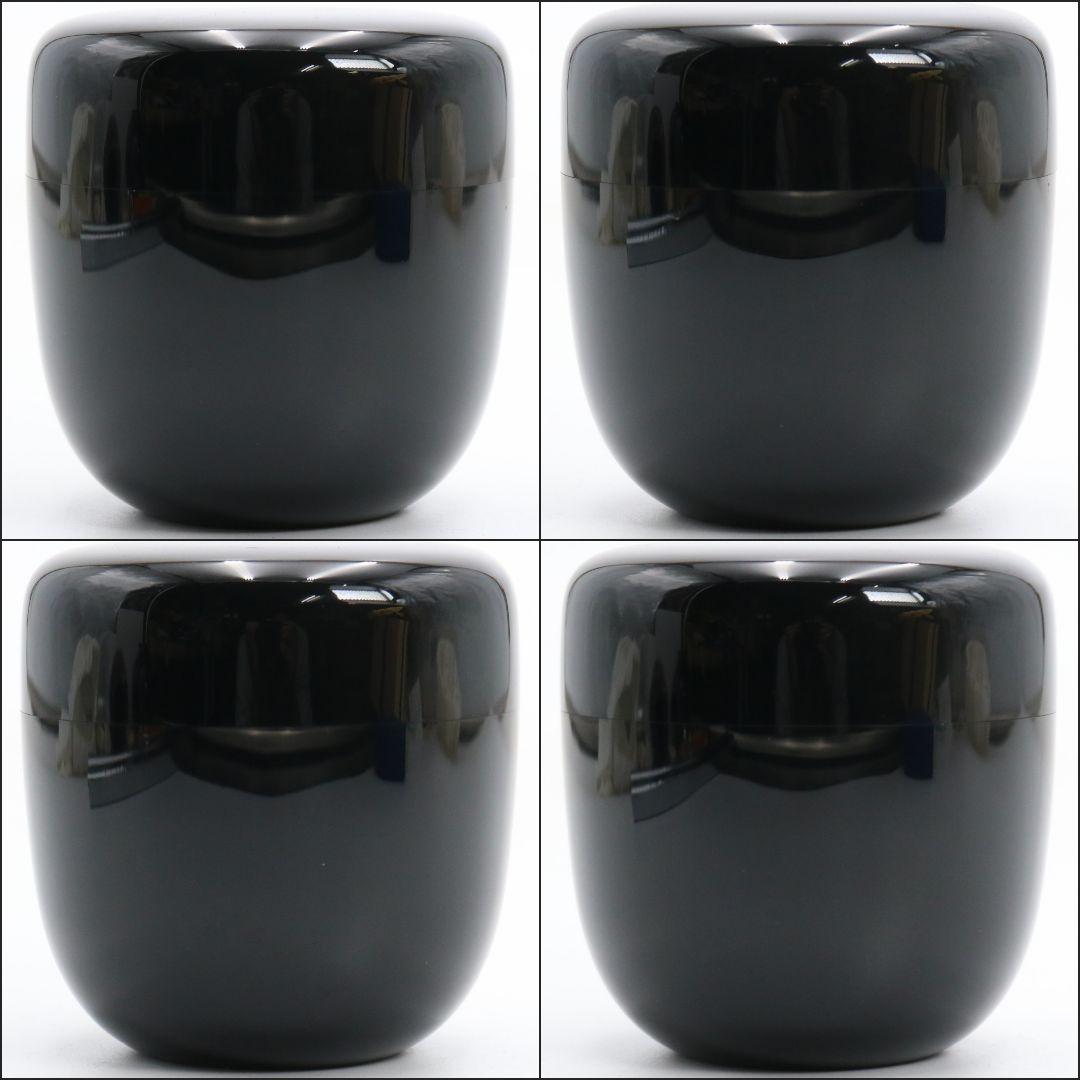 細川司光作 真塗 中棗 茶道具 共箱 C811 N1