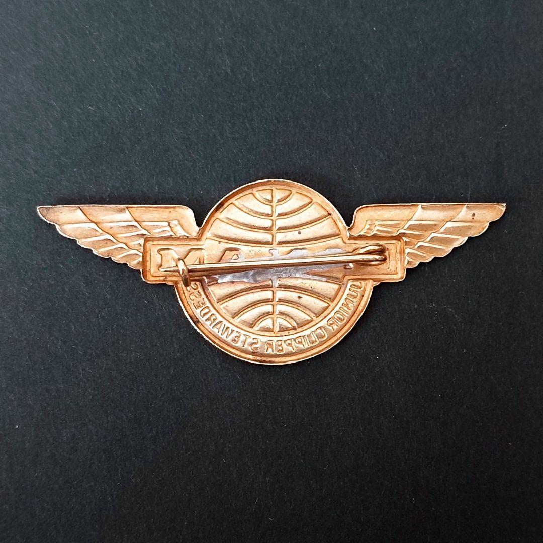 実物!1960年代!パン・アメリカン(パンナム)航空スチュワーデスウィング