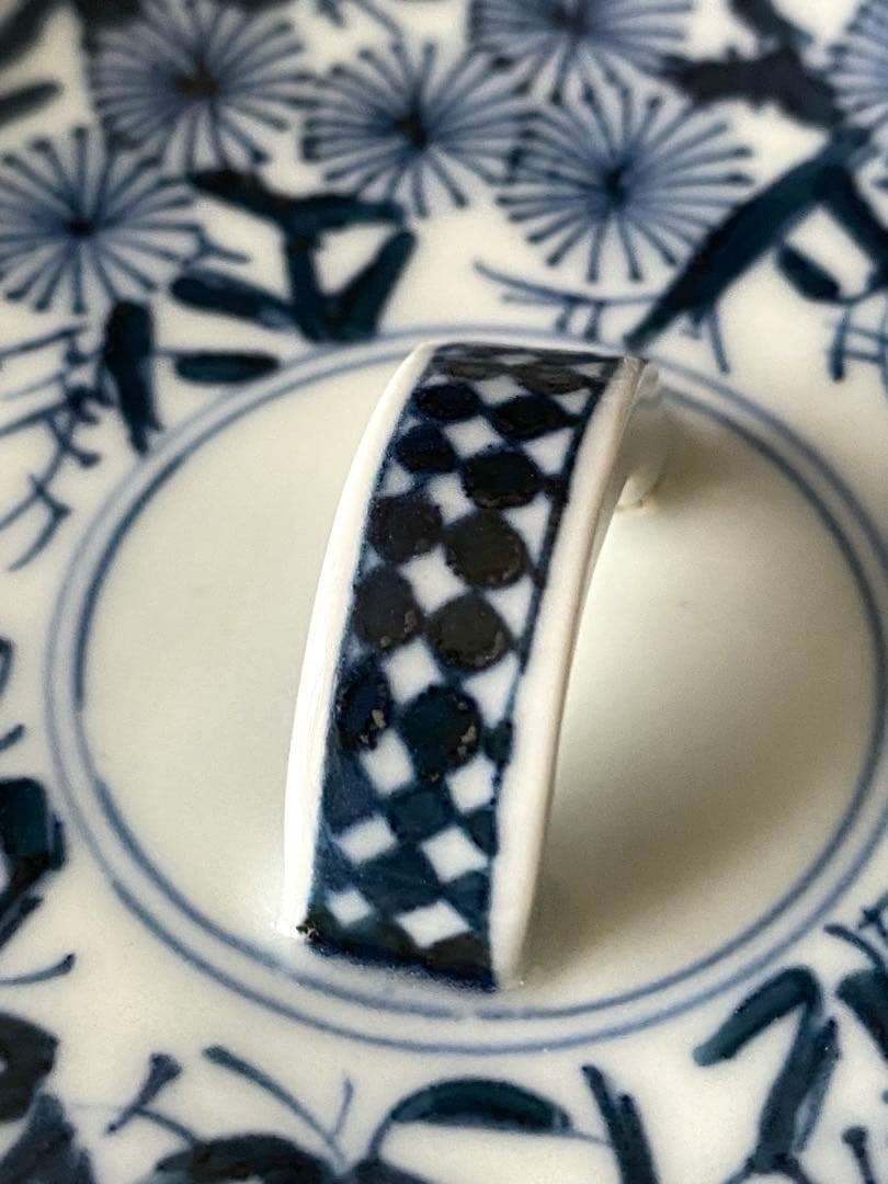 京焼 平安 西村徳泉 紫翠窯 茶道具・水指し 染付 松竹梅吉祥紋様