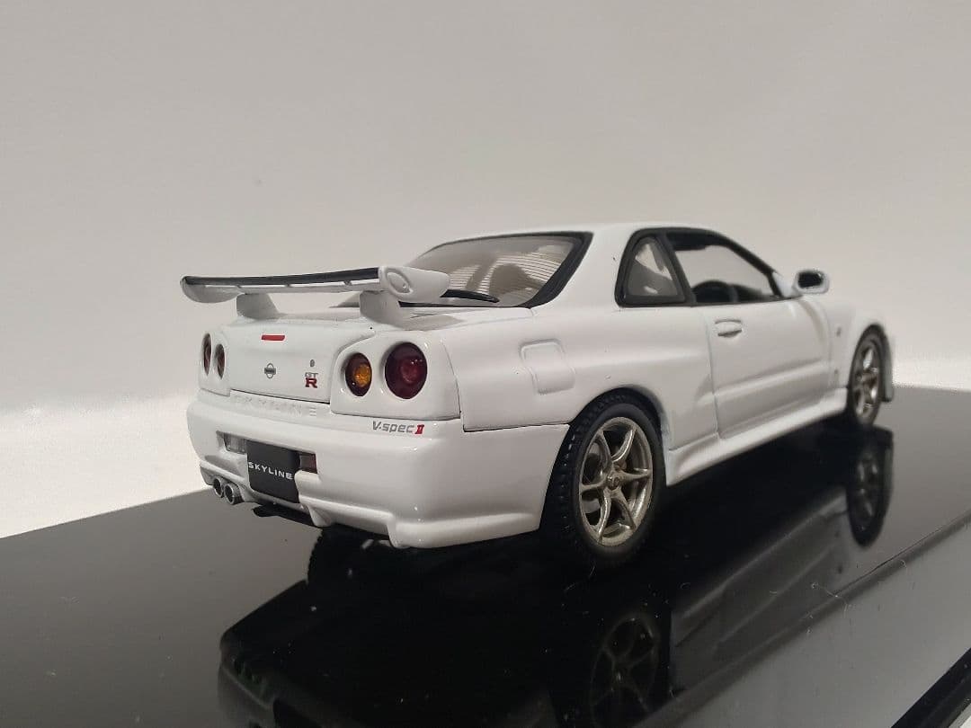 オートアート 1/43 スカイライン R34 GT-R ミニカー 3台セット