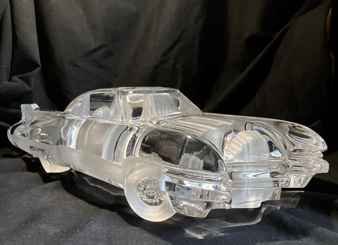 ドームフランス クリスタル キャデラック エルドラド オブジェ 水晶