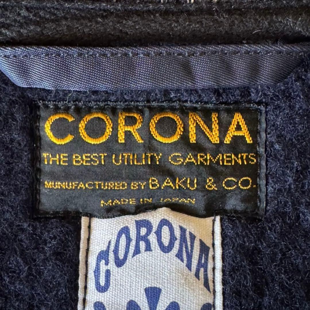 コロナ　4つボタンビーチクロスジャケット　日本製　Lサイズ