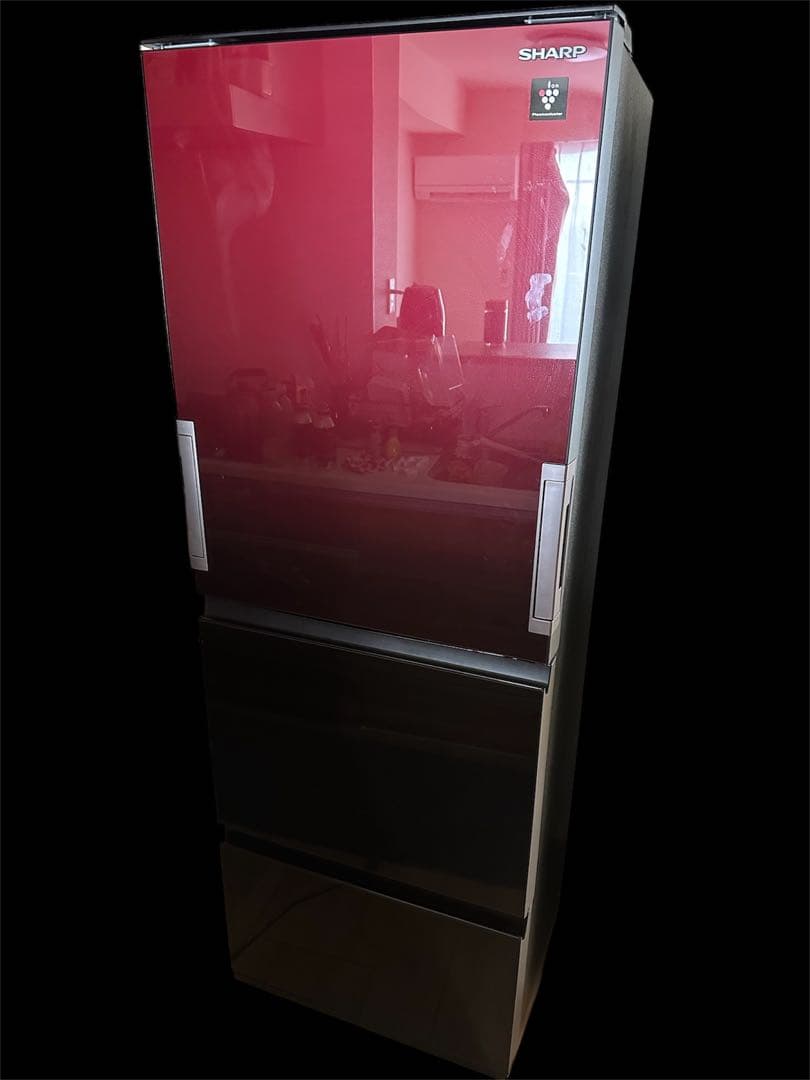 ヒ*ロ様 SHARP 3ドア冷蔵庫 レッド SJ-GW35J-R 2023年製 SJ-GW35J | 冷蔵庫：シャープ