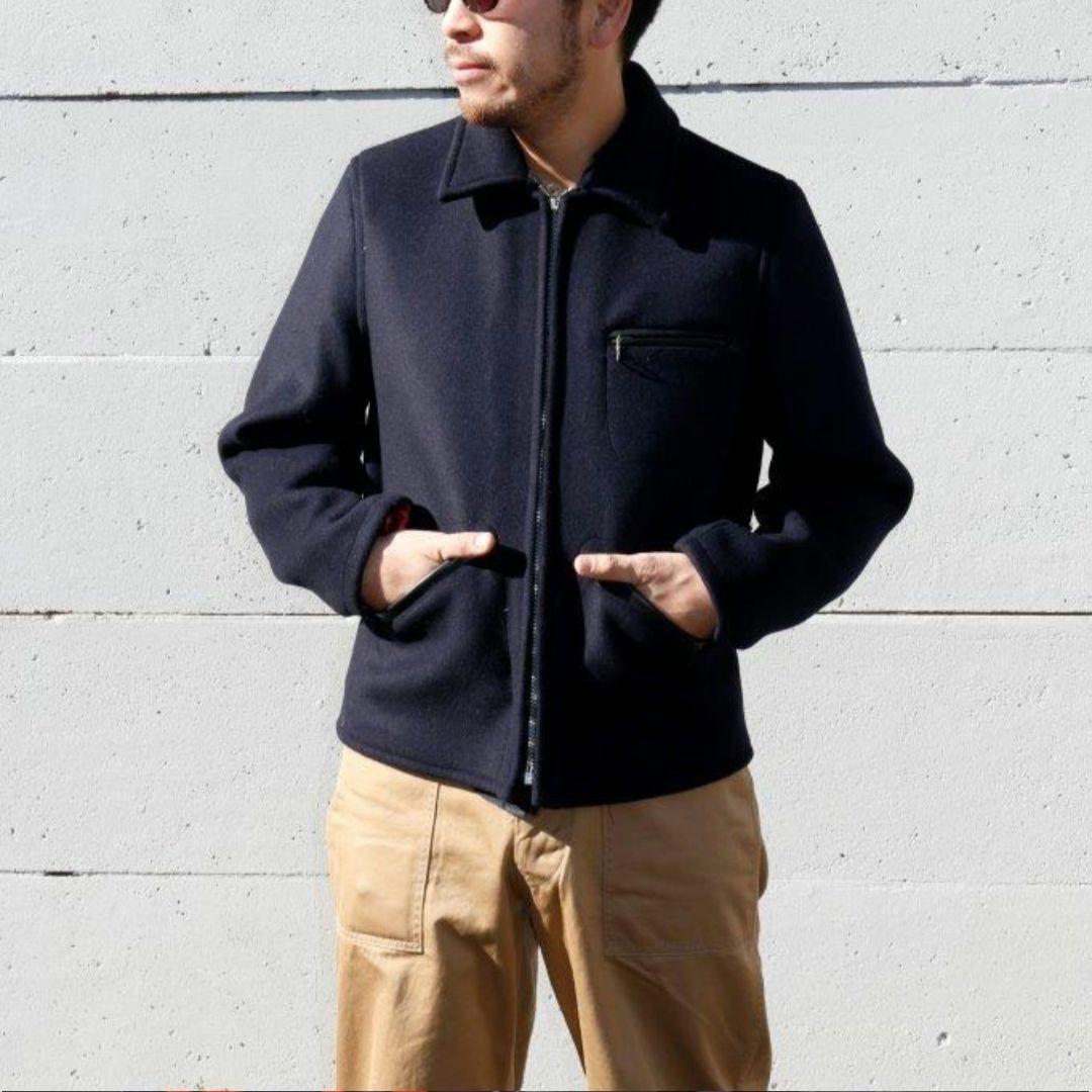 美品 希少 ジェラード ウールスポーツ ジャケット チェーン刺繍 Mサイズ