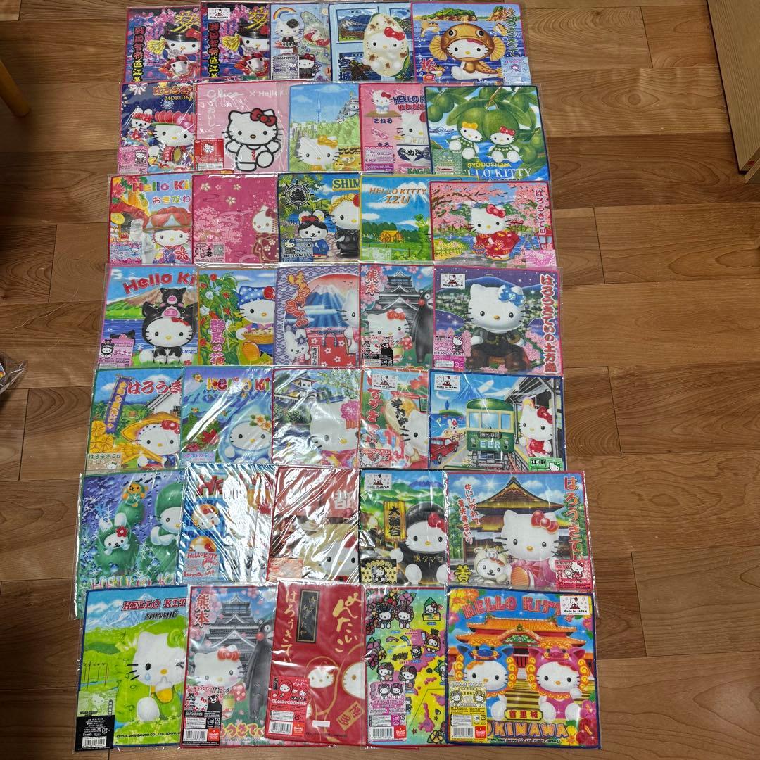 ご当地キティ　ファスナーマスコット　根付　プチタオル　他　500点