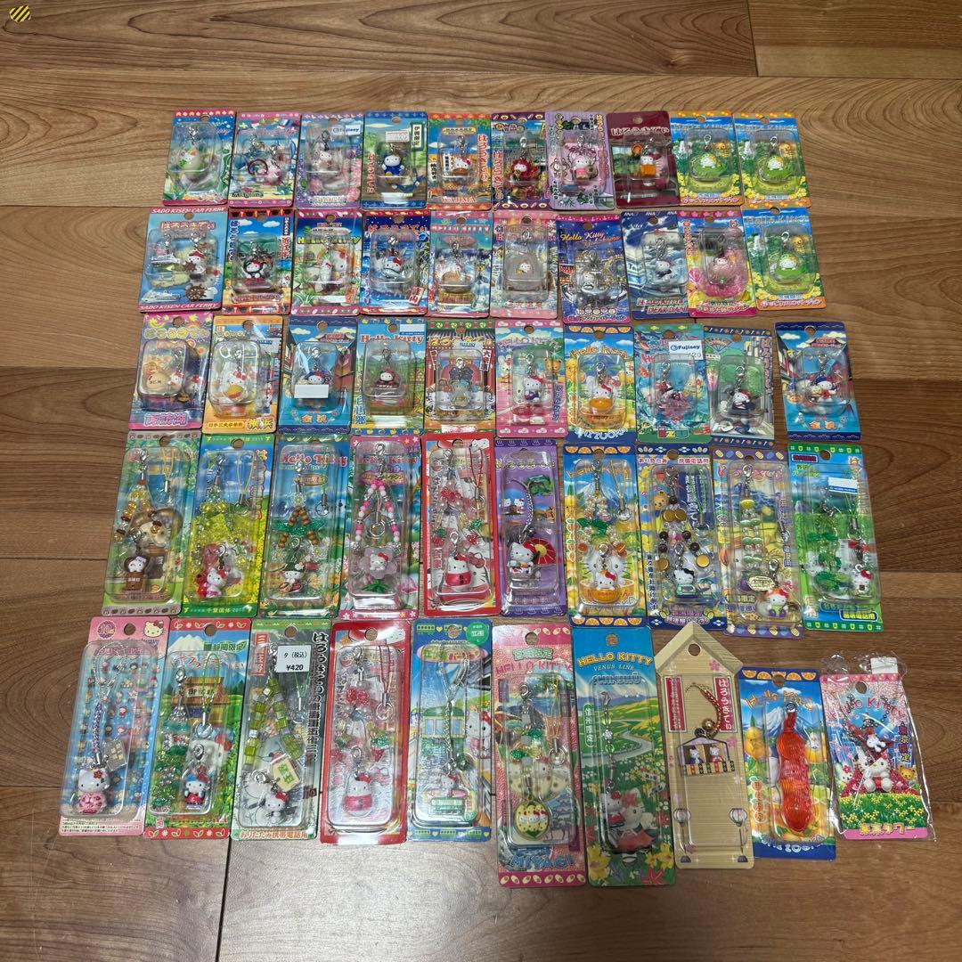 ご当地キティ　ファスナーマスコット　根付　プチタオル　他　500点