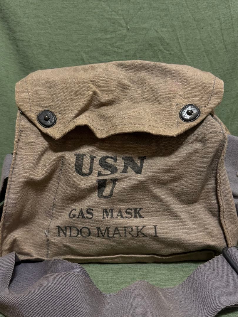 米軍 実物 ガスマスクバッグ MARK 1 米軍 実物 ガスマスクバッグ MARK 1 wip-24061406_1.jpg