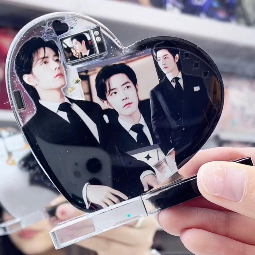 新作 肖戦 Lサイズ　デザインハート　レジンスタンド❣️5点❣️確認用❣️1216