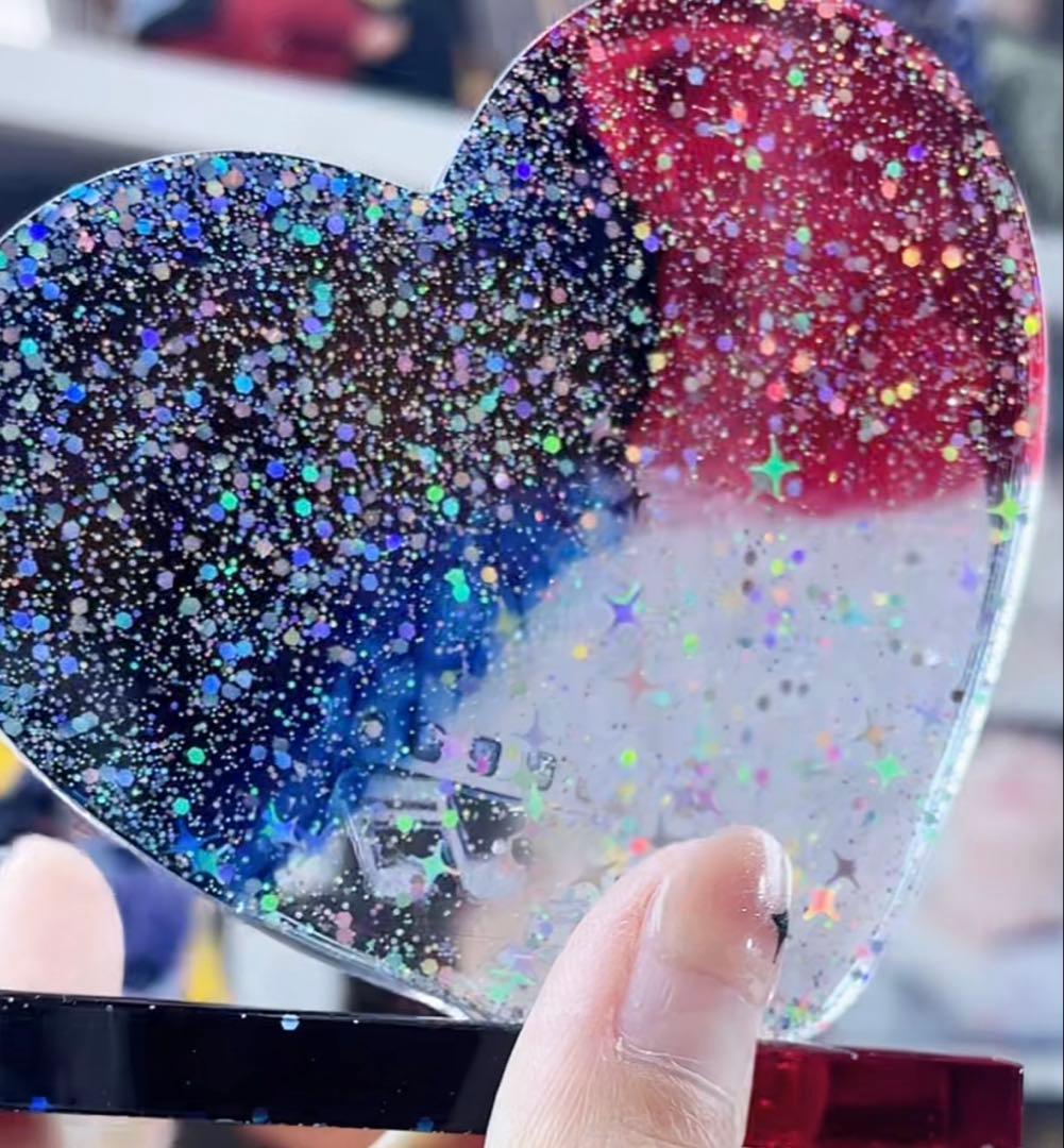 新作 肖戦 Lサイズ　デザインハート　レジンスタンド❣️5点❣️確認用❣️1216