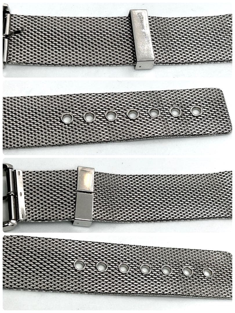 新品電池 稼働 ジャンポールゴルチエ QZ カットガラス シルバー メンズ