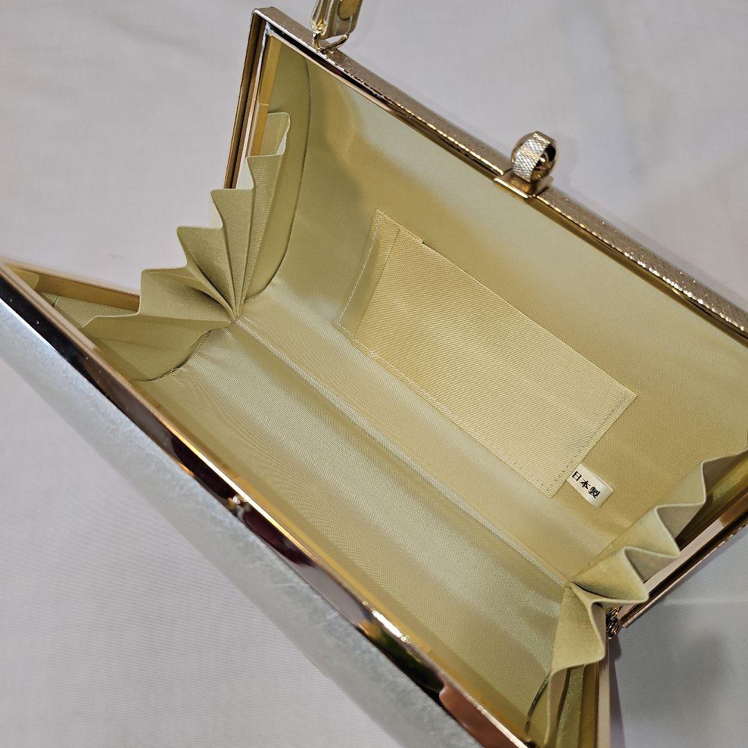 お値下げ‼️☆和装用バッグと金色草履のセット☆未使用☆桜☆日本製