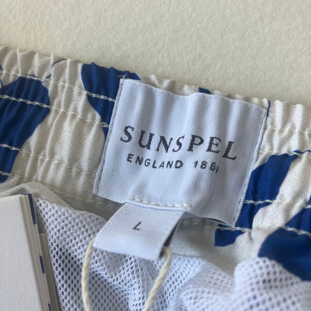 新品 SUNSPEL メンズ スイムウェア Lサイズ 収納ポーチ付き