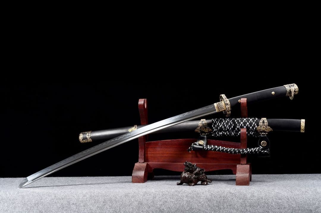 サクラ墨刃1135-武具 刀装具 日本刀　模造刀 居合刀 武士道 武蔵 鑑賞用