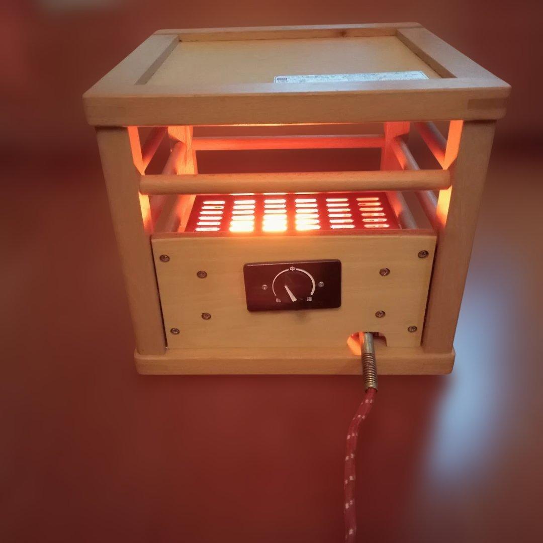 オレンジ色の木製こたつ 昭和レトロ オンライン