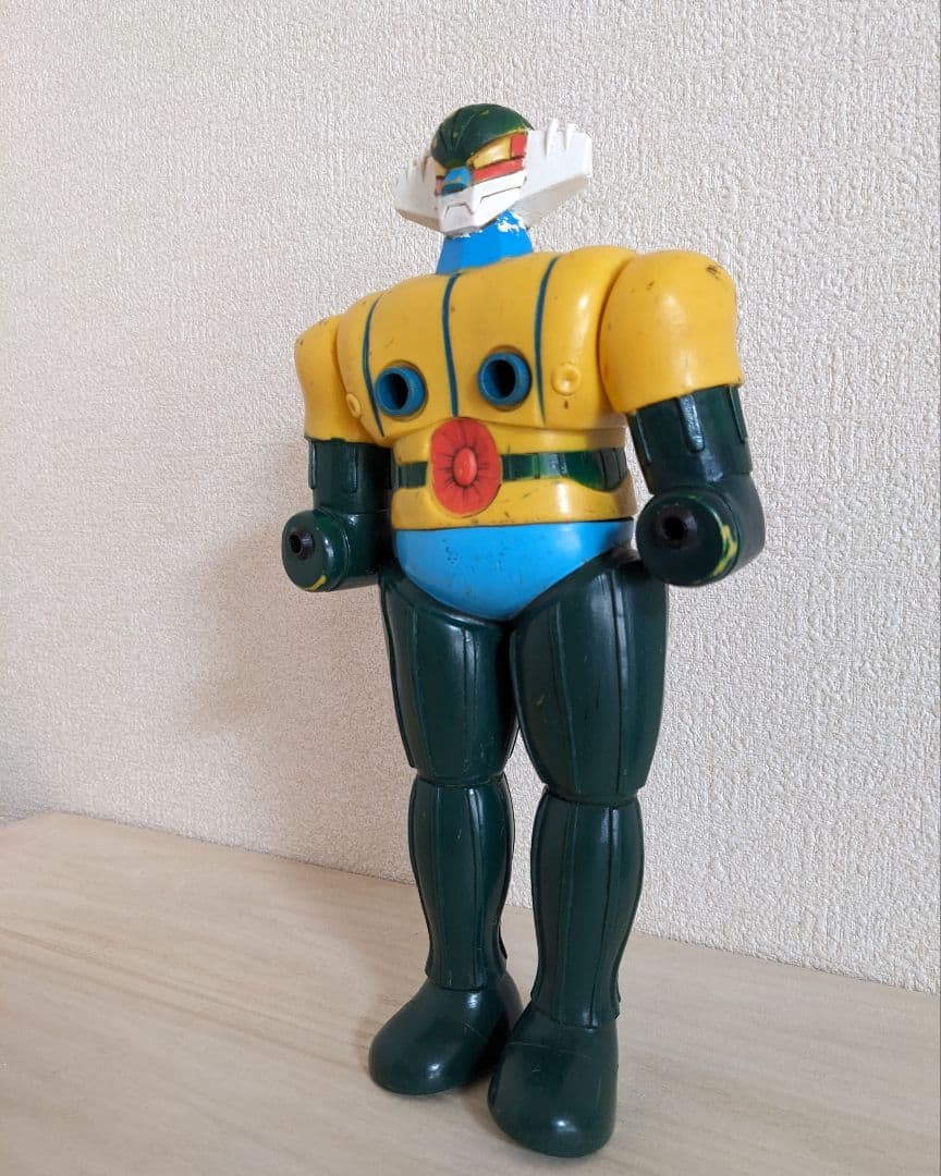 ゅ*ず様 【ジャンク】旧タカラ 鋼鉄ジーグ ひみつ武器付 当時物 ソフビ ダイナ