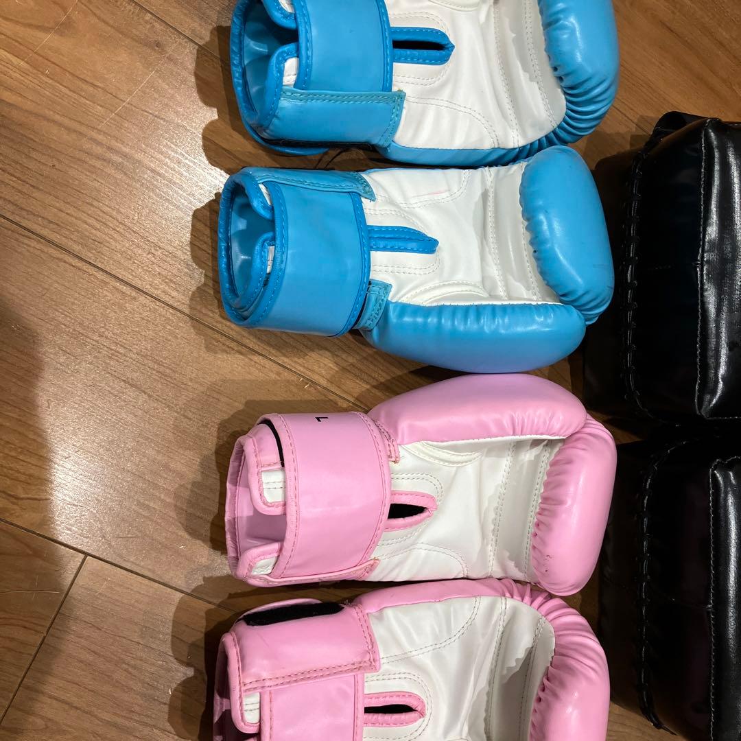 ⭐︎専用⭐︎WINDY ボクシンググローブ Lサイズ 青 ピンク 2セット キッズ