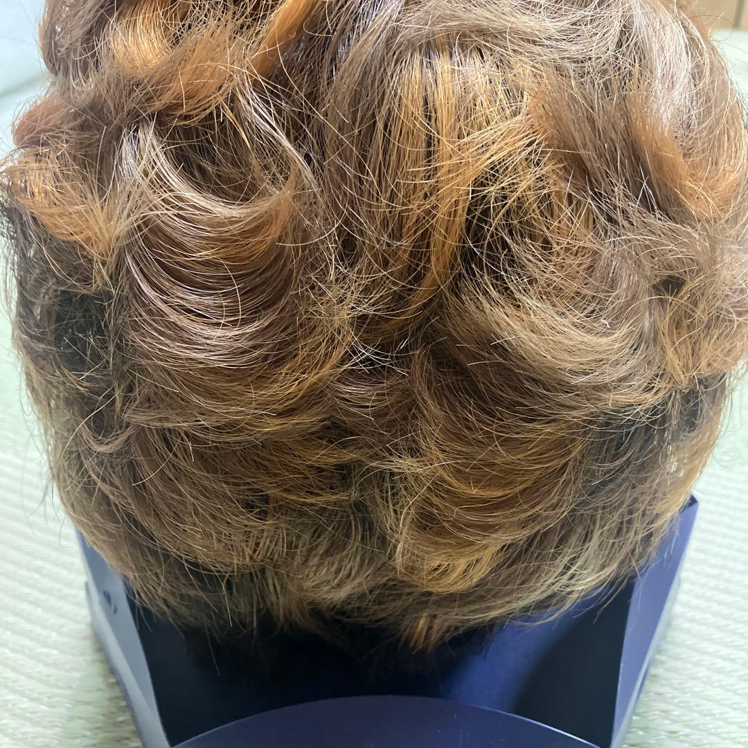 クリップ付き ウィッグ ブラウン系 タグあり 中古