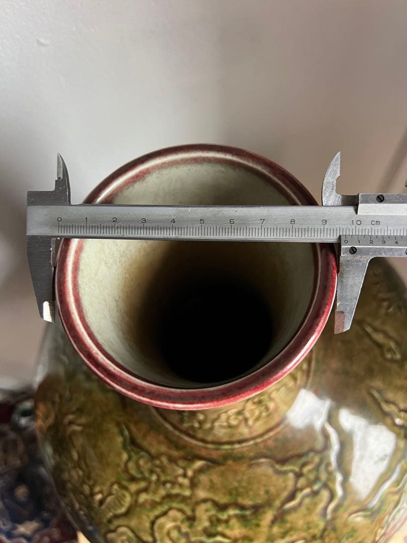 中国古美術 花瓶 在銘 大明宣德年製