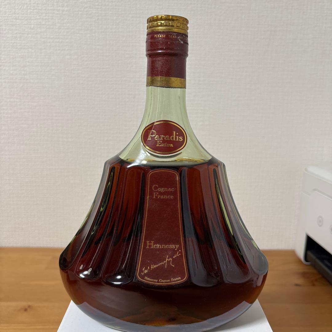 ヘネシー Hennessy パラディ エクストラ 旧グリーンボトル　未開封 古酒 未開栓】ヘネシー パラディ エクストラ 旧グリーンボトル