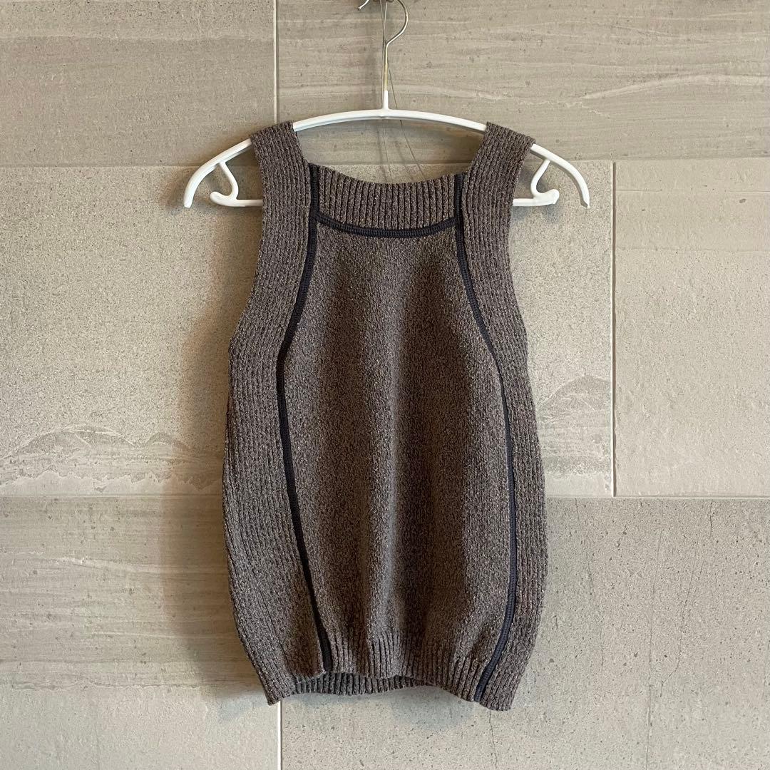 トップス TODAYFUL Mix Knit Tanktop