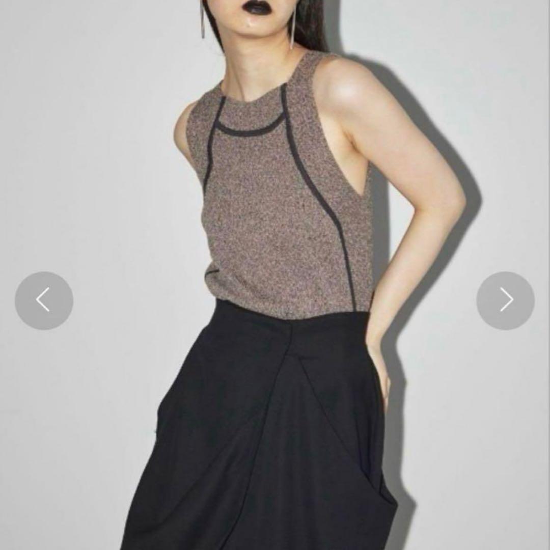 トップス TODAYFUL Mix Knit Tanktop