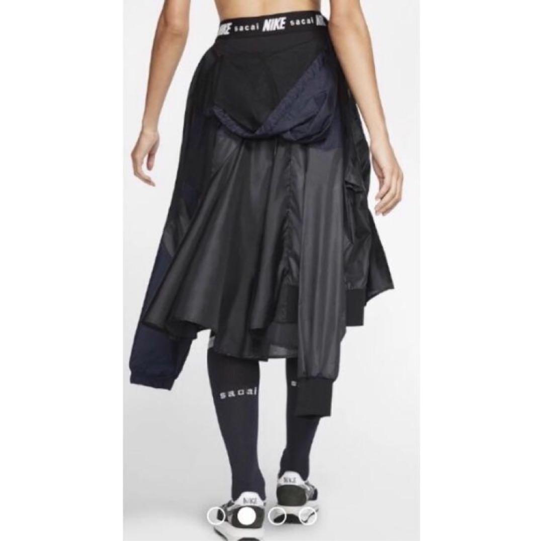 Nike sacai フレアスカート M ブラック