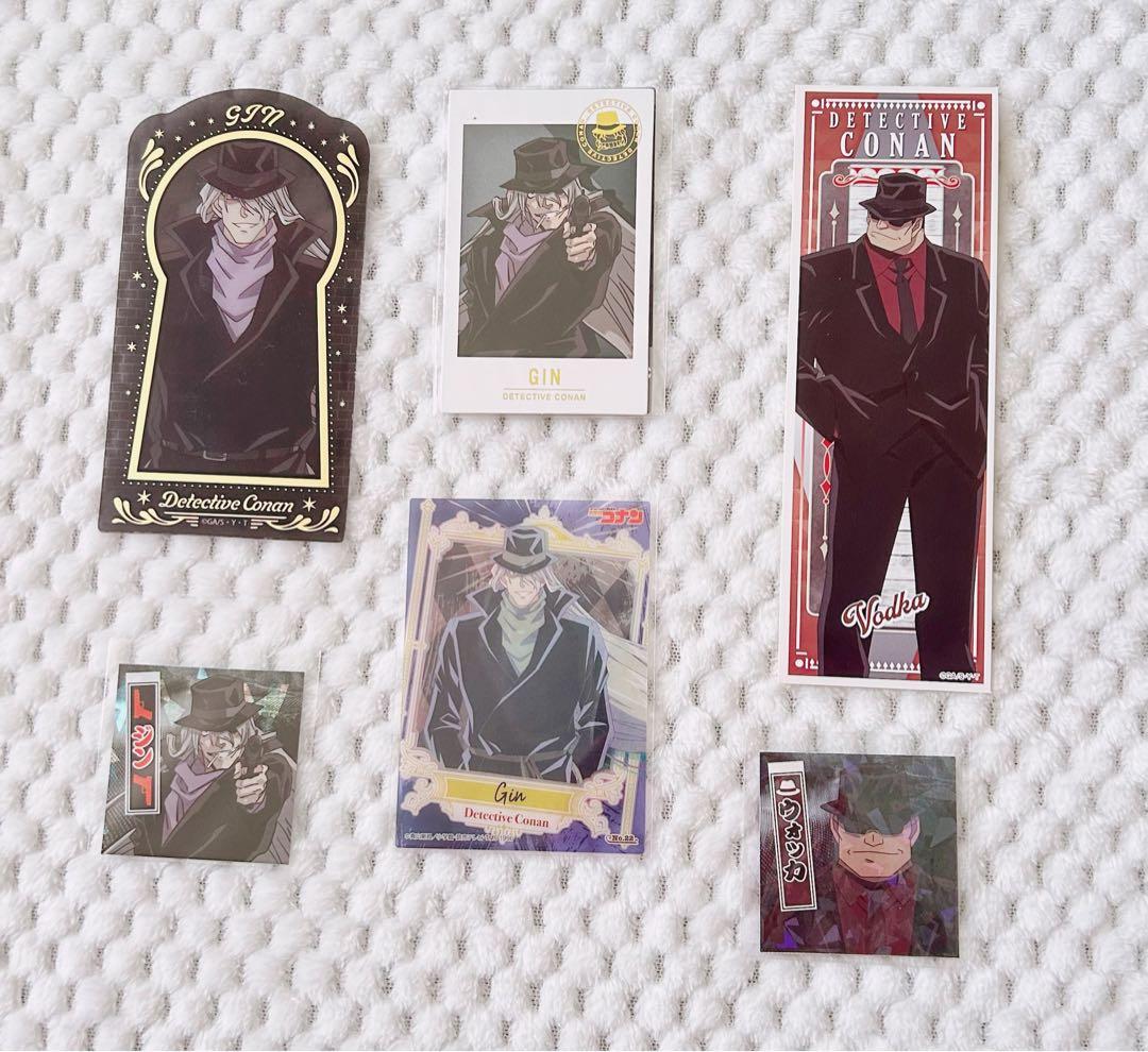 高木渉、佐藤美和子、世良真純、京極真、鈴木園子、ジン、ウォッカ　グッズバラ売り