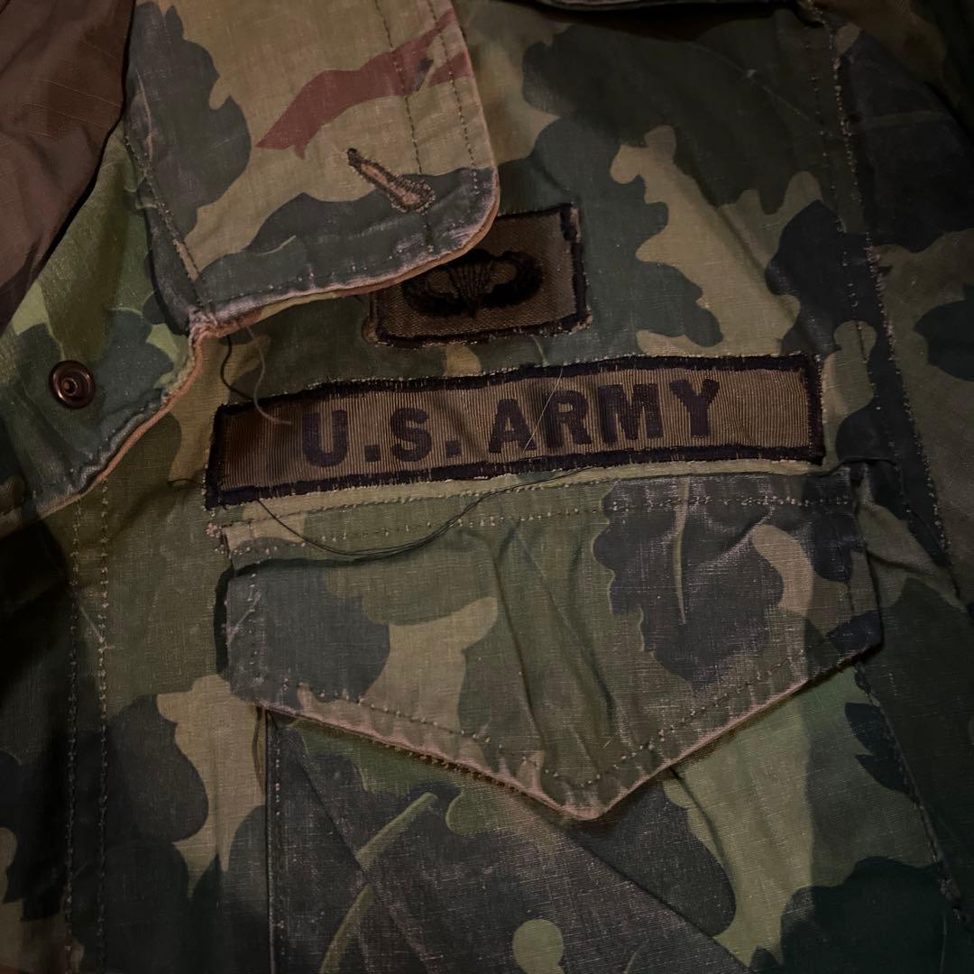 60年代 実物 米軍 ベトナム戦 ミッチェルパターン ミッチェルカモ M65