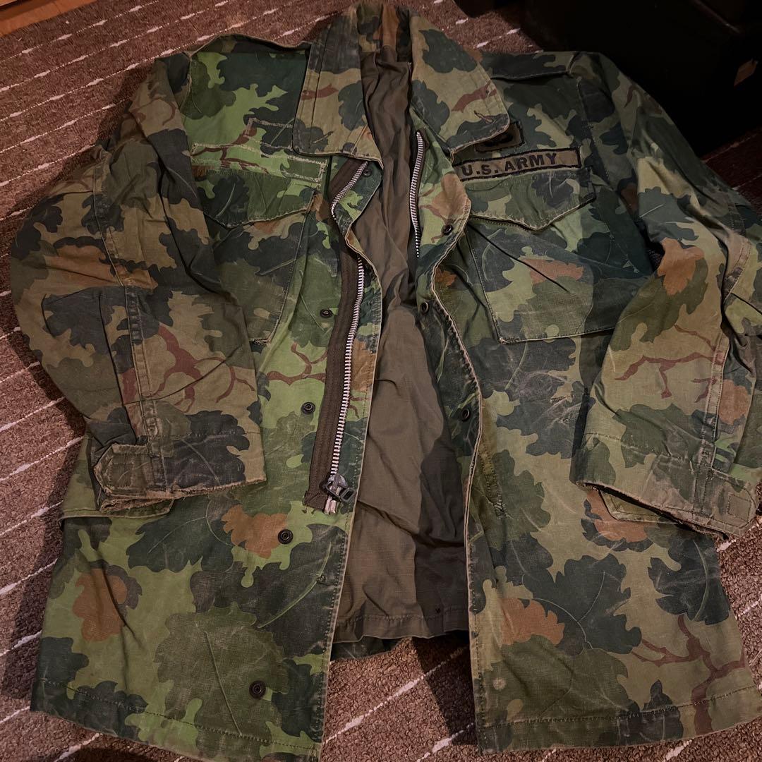 60年代 実物 米軍 ベトナム戦 ミッチェルパターン ミッチェルカモ M65