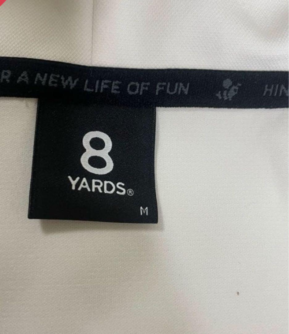 8yards 美品完売品　ホワイト　フード付きパーカー　8ヤーズ