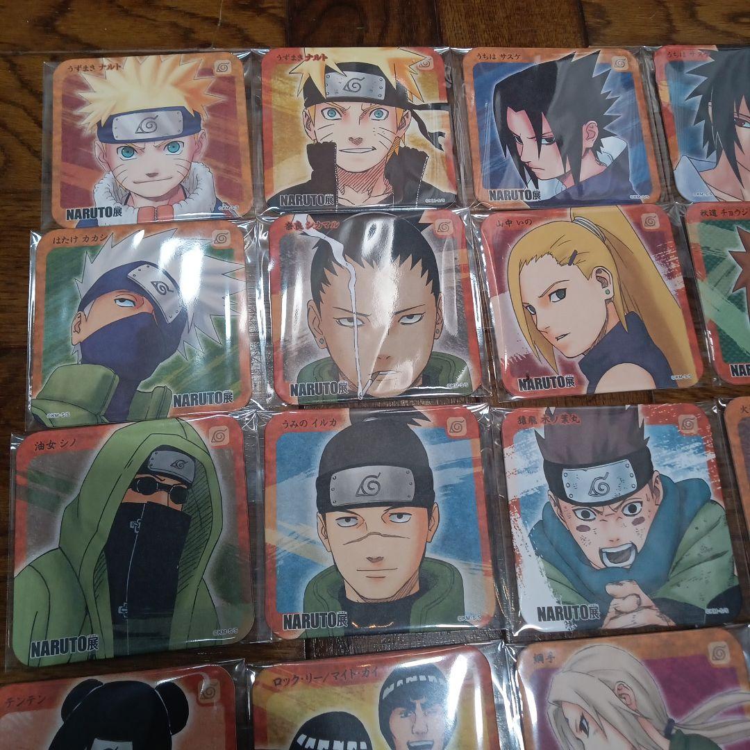 NARUTO展　アートコースター　コンプリートセット　BOX　ナルト　48枚