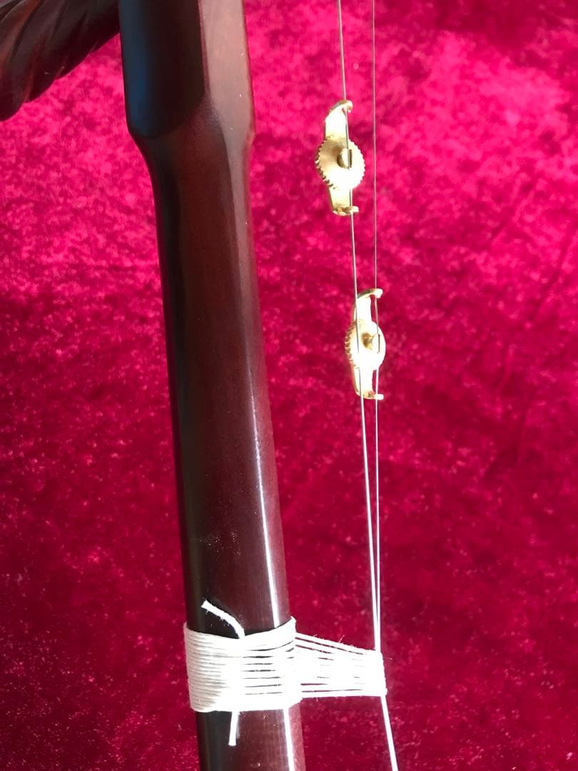 大特価・二胡★特選紫檀★本格錦蛇皮★古月琴坊・万其興製作★十年保証★一生の宝物