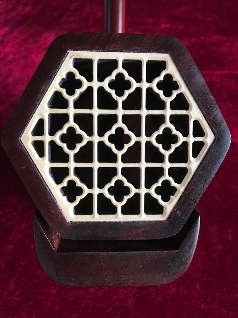 大特価・二胡★特選紫檀★本格錦蛇皮★古月琴坊・万其興製作★十年保証★一生の宝物