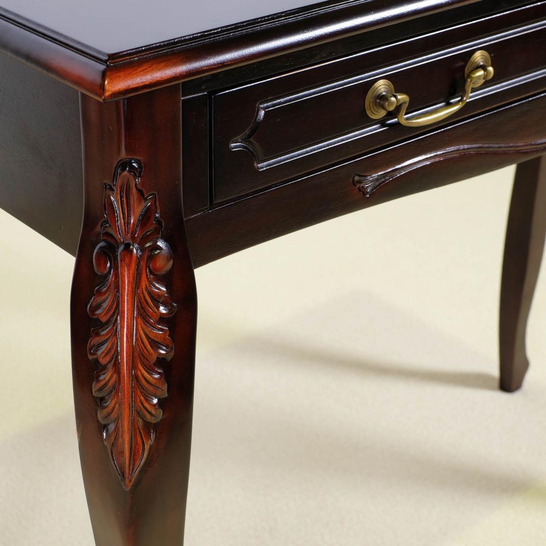 H 新品 コンソールテーブル アジアン 机 デスク サイドテーブル