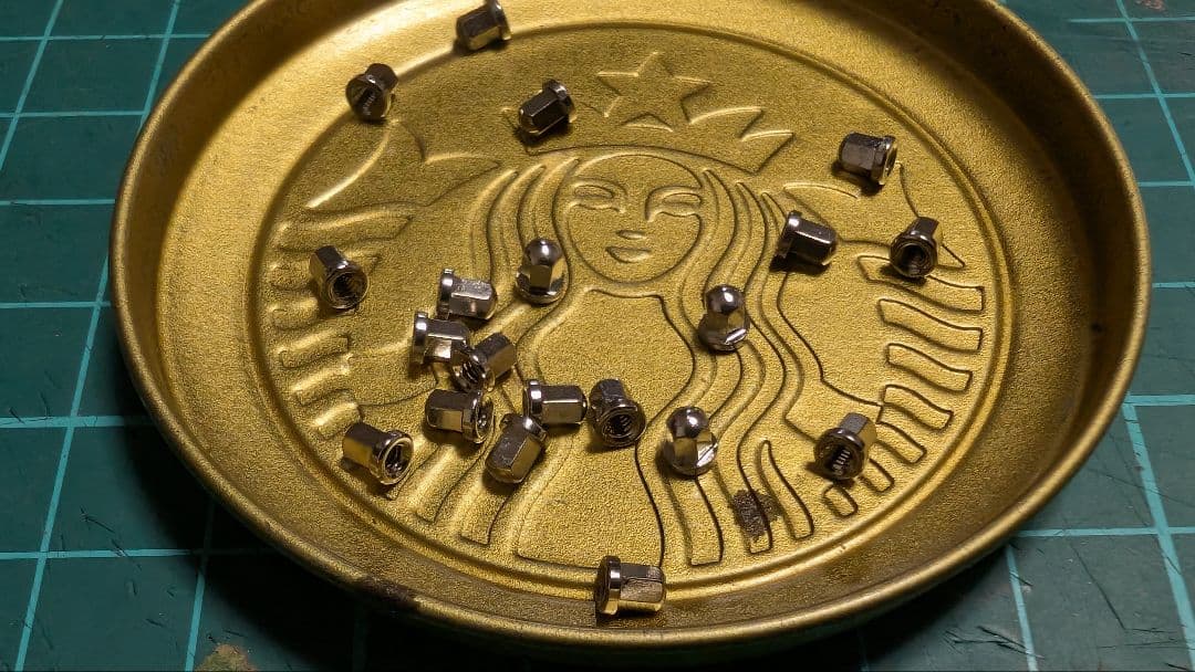 1/14　ホイールナット　袋　ネジ　80個　スカニア　トレーラー　トラック