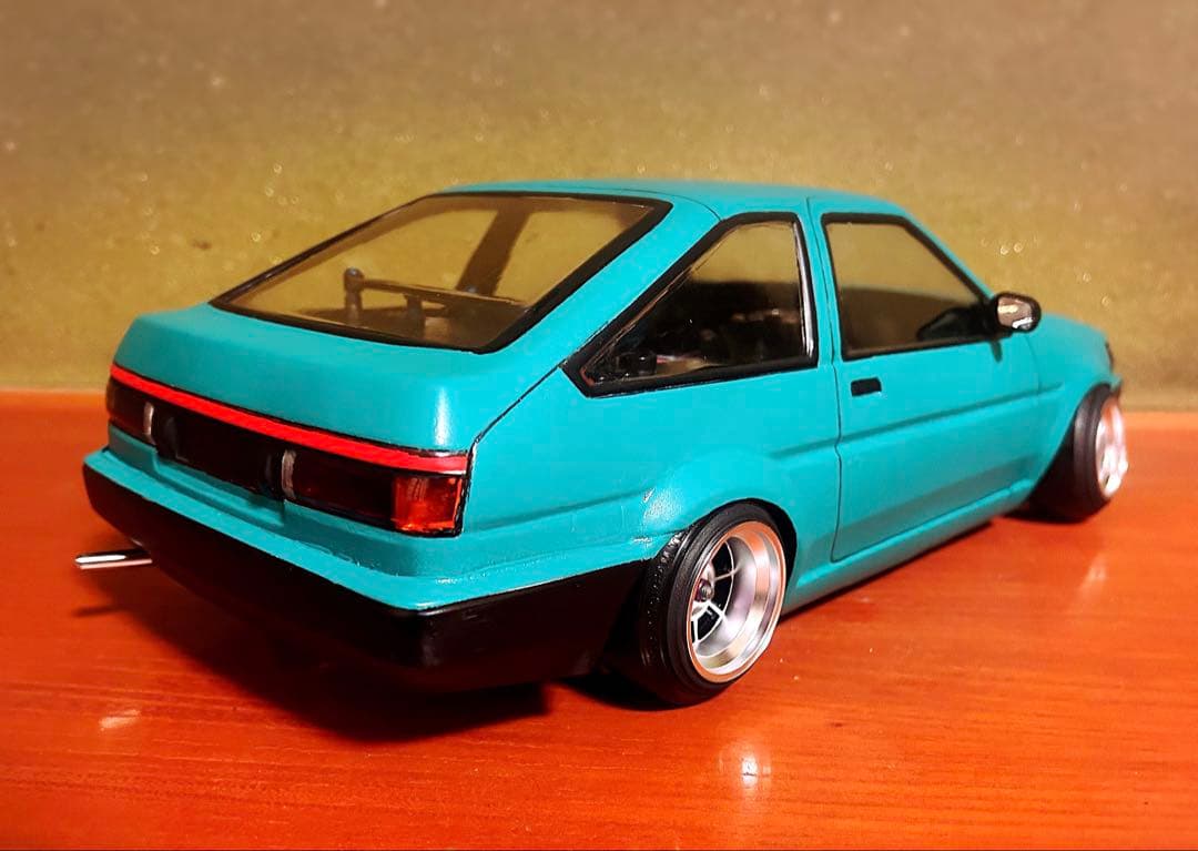 LP-86新品組立済シャーシ+AE86ボディ付