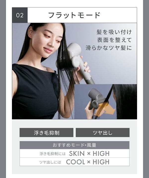 SALONIA ヘアアイロン グレー ブラシアタッチメント付き SALONIA